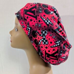 Boujee, Euro Style Scrub Cap, Scrub Cap, Surgery Hat